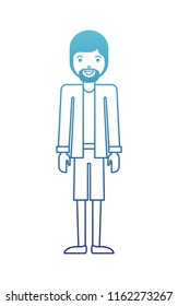 young man with beard avatar character