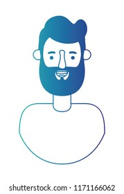 young man with beard avatar character