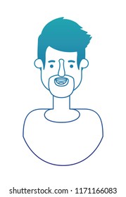 young man with beard avatar character
