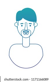 young man with beard avatar character