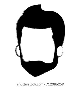 young man with beard avatar character
