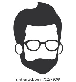 young man with beard avatar character