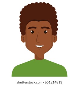 young man black avatar character