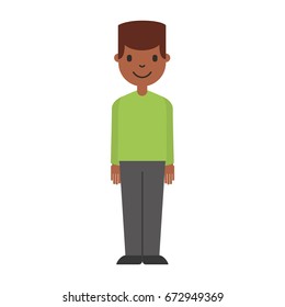 young man black character