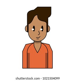 Young man cartoon