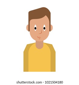 Young man cartoon