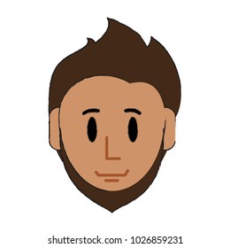 Young man cartoon