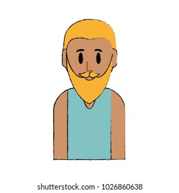 Young man cartoon