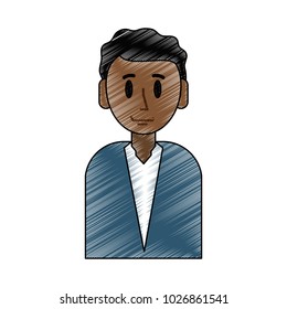 Young man cartoon