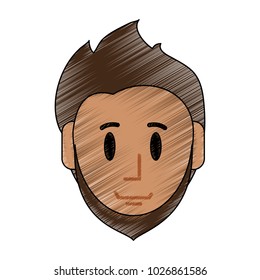Young man cartoon