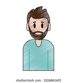 Young man cartoon