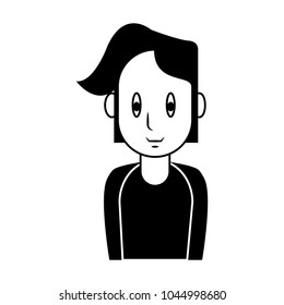 Young man cartoon