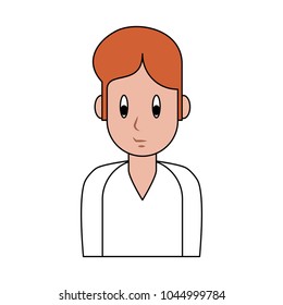 Young man cartoon