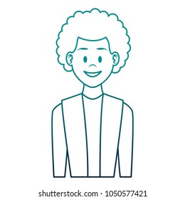 Young man cartoon