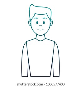 Young man cartoon