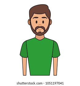 Young man cartoon