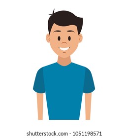 Young man cartoon