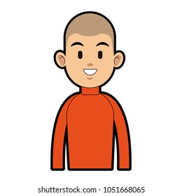 Young man cartoon