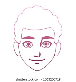 Young man cartoon