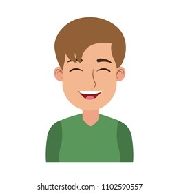 Young man cartoon