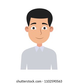 Young man cartoon