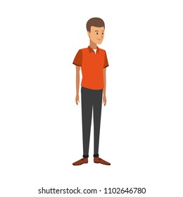 Young man cartoon