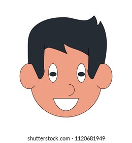 Young man cartoon