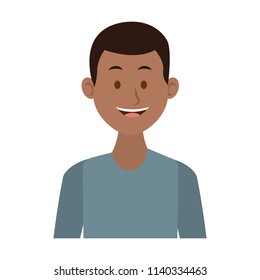 Young man cartoon
