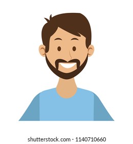 Young man cartoon