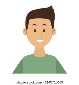 Young man cartoon