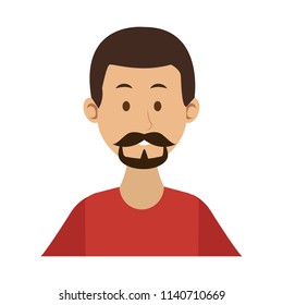 Young man cartoon