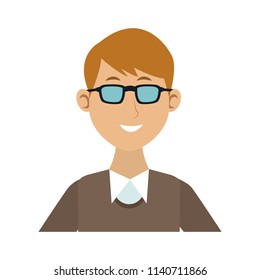 Young man cartoon