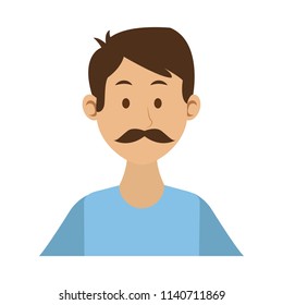 Young man cartoon
