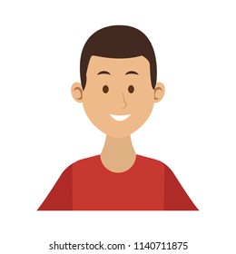 Young man cartoon