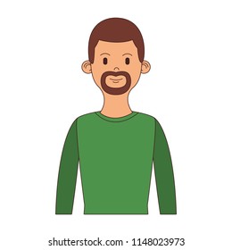 Young man cartoon