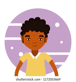 Young man cartoon