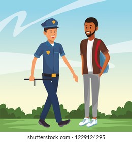 young man cartoon