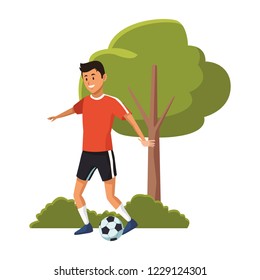 young man cartoon