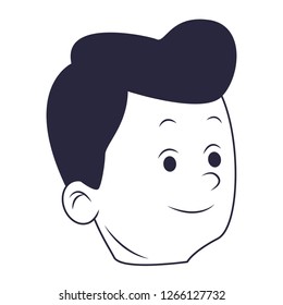 young man cartoon