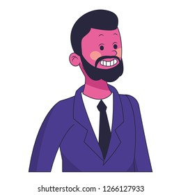 young man cartoon