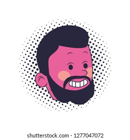 young man cartoon