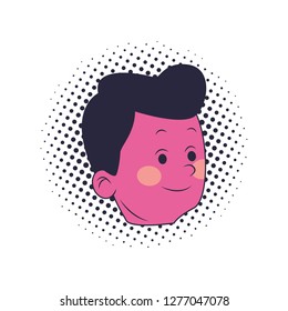 young man cartoon