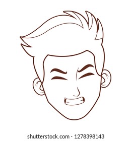 young man cartoon