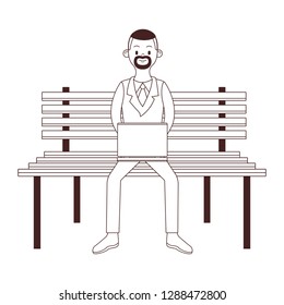 young man cartoon