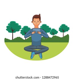 young man cartoon