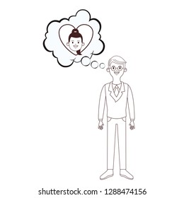 young man cartoon
