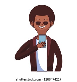 young man cartoon