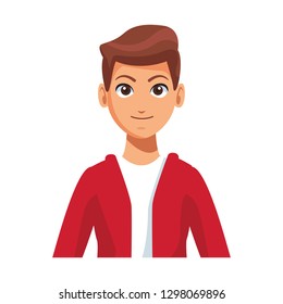 young man cartoon