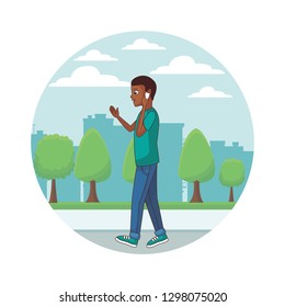 young man cartoon