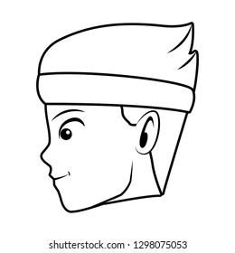 young man cartoon